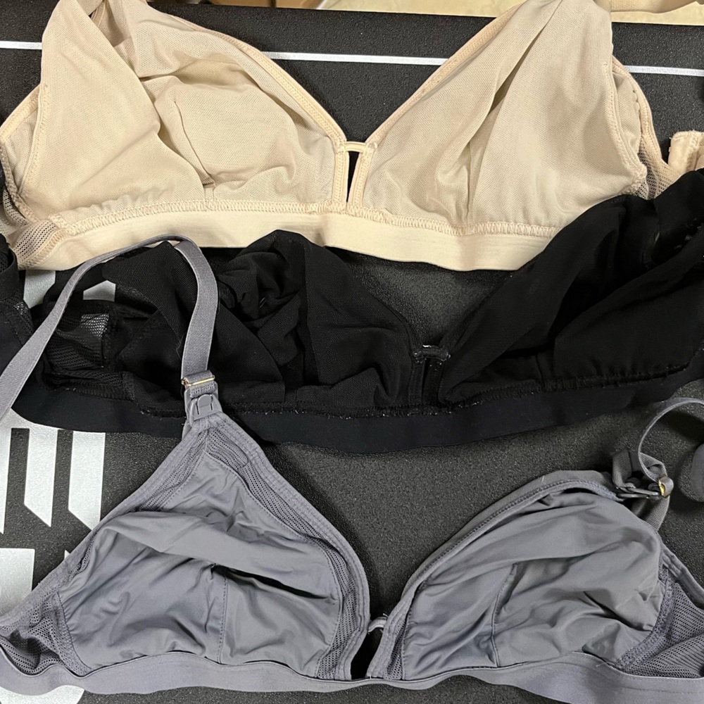 Lively nursing bras - 2 large and 1 medium